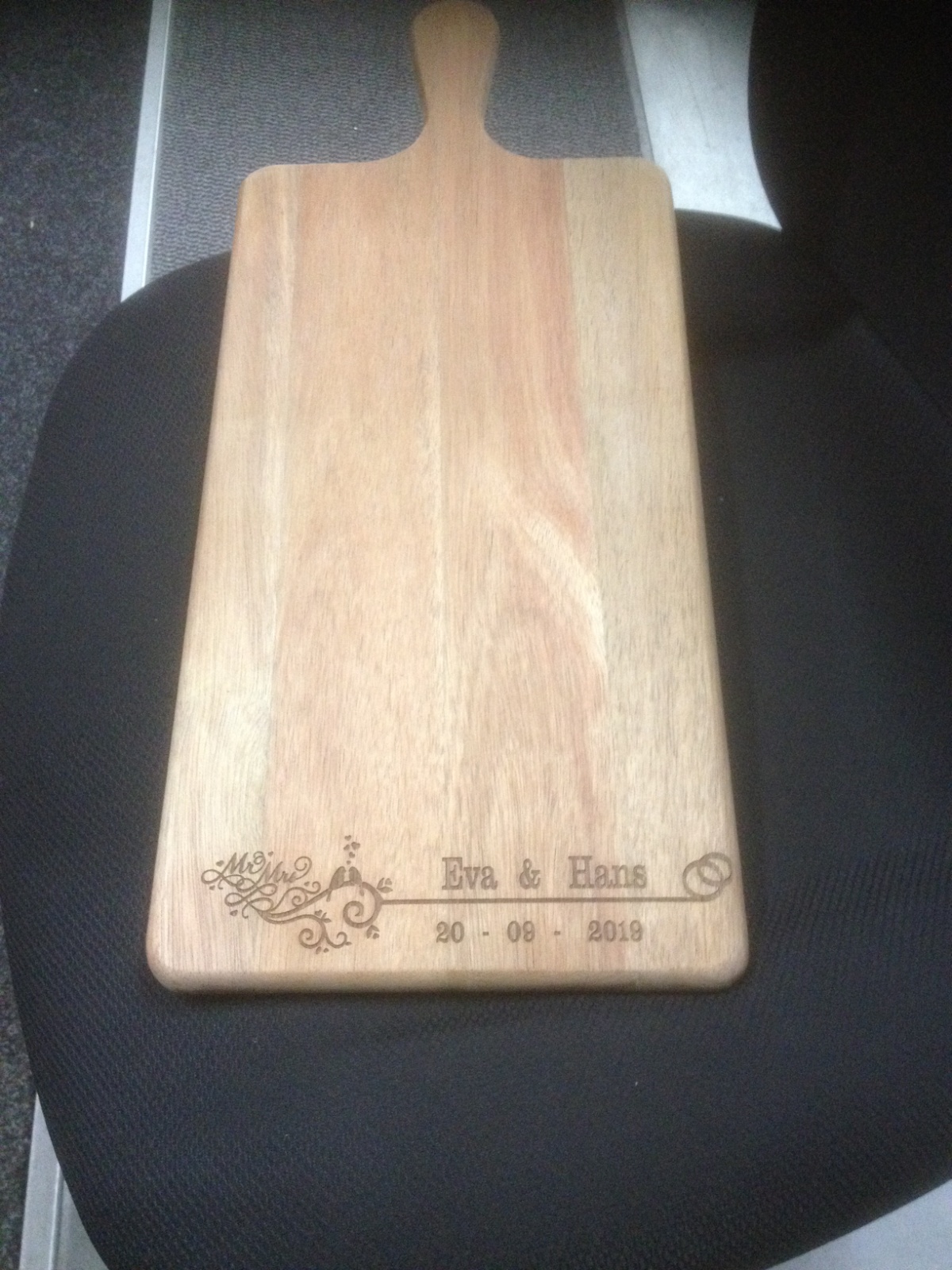 Lasergraveren Broodplank